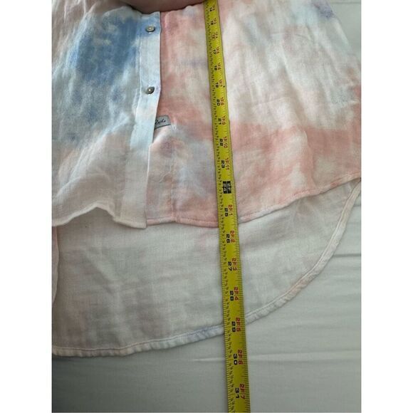 NWT Rails  Ellis Button Up in Multi Sky Tie Dye SizeS  Daybreak Lightweight, bre - Picture 6 of 15